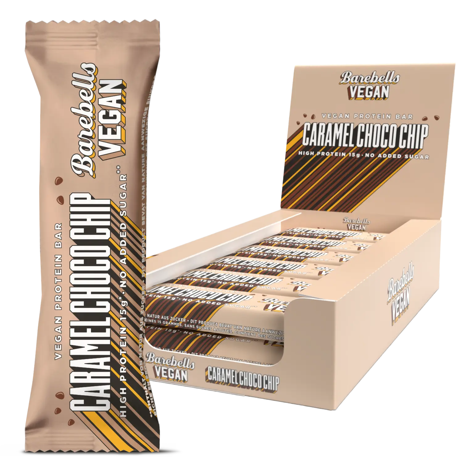 Barebells Vegan Riegel Caramel Choco Chip · 12x 55g