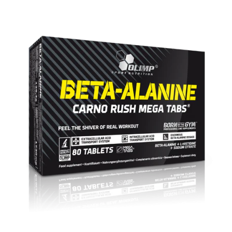 Beta-Alanine Carno Rush Mega Tabs · 80 Tabletten