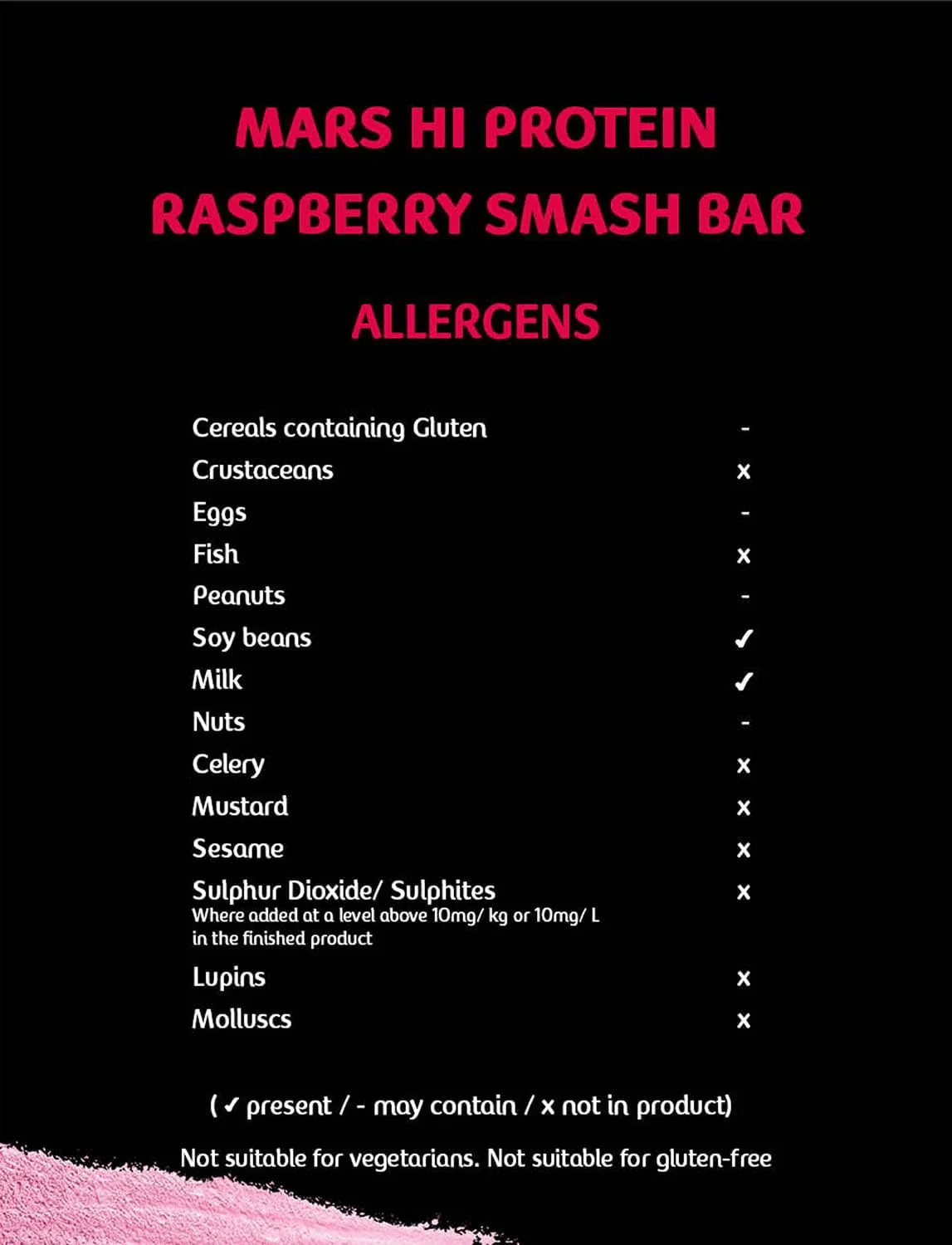 Mars Low Sugar High Protein Bar · Raspberry Smash · 12x55g - Image 4