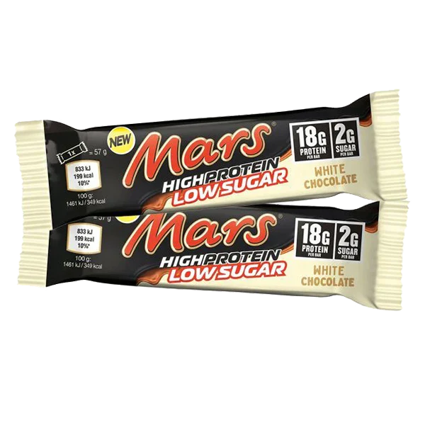 Mars Low Sugar High Protein Bar · White Chocolate · 12x57g - Image 2
